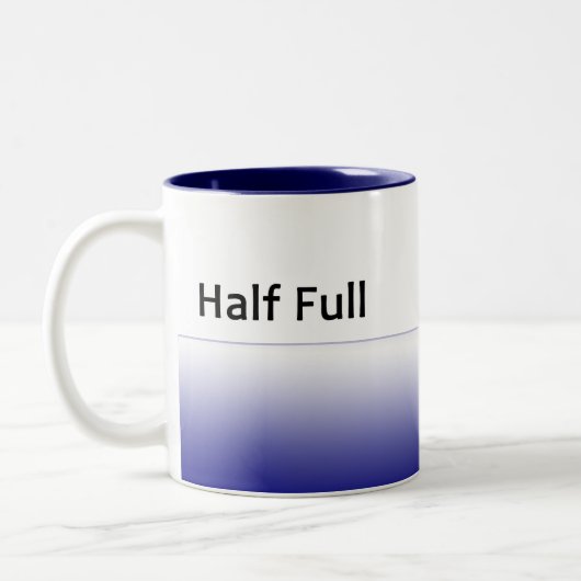 Halb vollfunktelegraphie, halb voll-lft zweifarbige tasse (Links)
