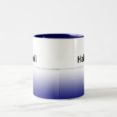 Halb vollfunktelegraphie, halb voll-lft zweifarbige tasse (Mittel)