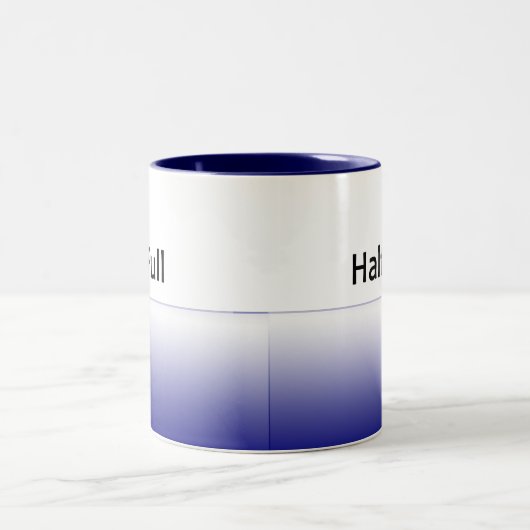 Halb vollfunktelegraphie, halb voll-lft zweifarbige tasse (Mittel)