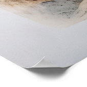 Halb Vollglas - Abstrakte Metapher Poster (Ecke)