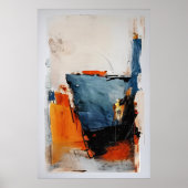 Halb Vollglas - Abstrakte Metapher Poster (Vorne)