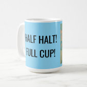 HALB! VOLLSTÄNDIGE AUFSICHT! KAFFEETASSE (Vorderseite Links)