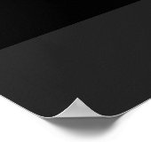 halb weiß halb schwarz, halb schwarz halb weiß poster (Ecke)