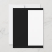 halb weiß halb schwarz, halb schwarz halb weiß save the date (Vorderseite)