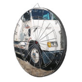 halb zurückgezogen dartscheibe (Vorderseite rechts)