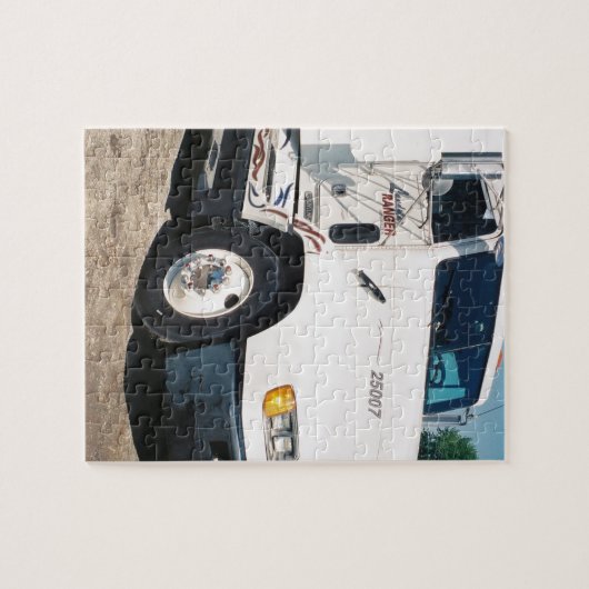 halb zurückgezogen puzzle (Horizontal)