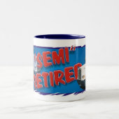 halb zurückgezogen zweifarbige tasse (Mittel)