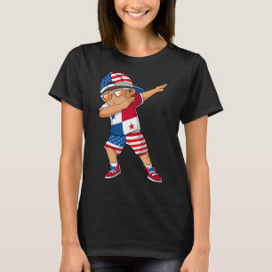 Halbamerikanische Halbpanamaische Boy Kid Panama F T-Shirt