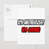 Halbanästhesist................................... Postkarte (Vorne/Hinten)