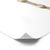 Halbarabischer Western Pleasure Horse Poster druck (Ecke)