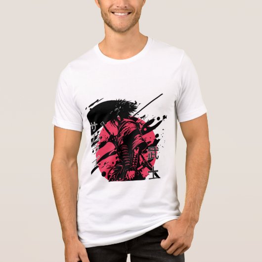 Halbärmel-T-Shirt Tri-Blend Shirt (Vorderseite)