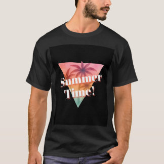 Halbärmeliges T-Shirt mit Sommerdesign