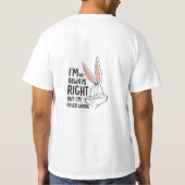 Halbärmeliges weißes T-Shirt (Rückseite)