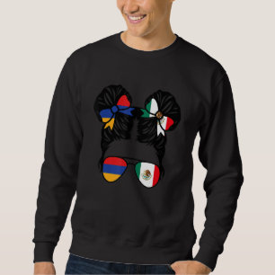 Halbarmene Halb-mexikanisches Mädchen Armenien Kin Sweatshirt
