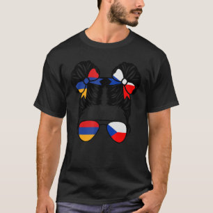 Halbarmenisches Halbböhmisches Mädchen Armenia Kin T-Shirt
