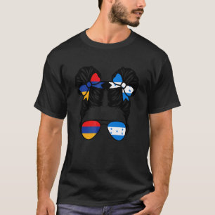 Halbarmenisches halbhonduranisches Mädchen Armenie T-Shirt