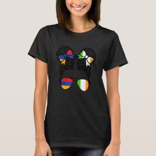 Halbarmenisches halbirisches Mädchen Armenien Kind T-Shirt