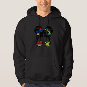 Halbarmenisches halbjamaikanisches Mädchen Armenie Hoodie