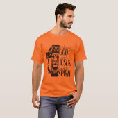 Halbarmige orange T-Shirt (Vorne ganz)