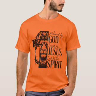 Halbarmige orange T-Shirt