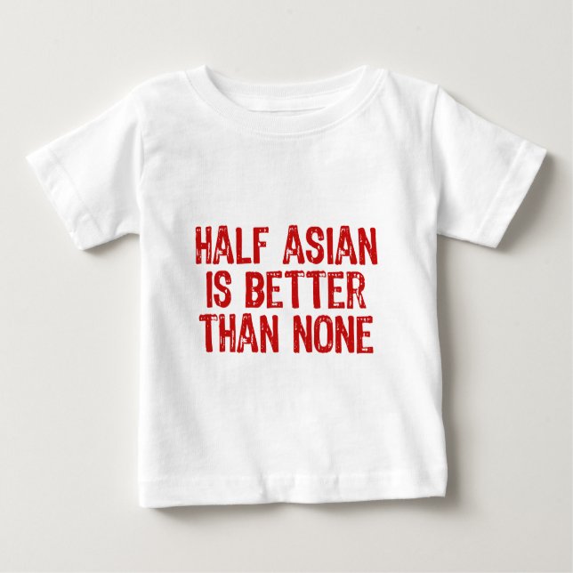 Halbasien Baby T-shirt (Vorderseite)