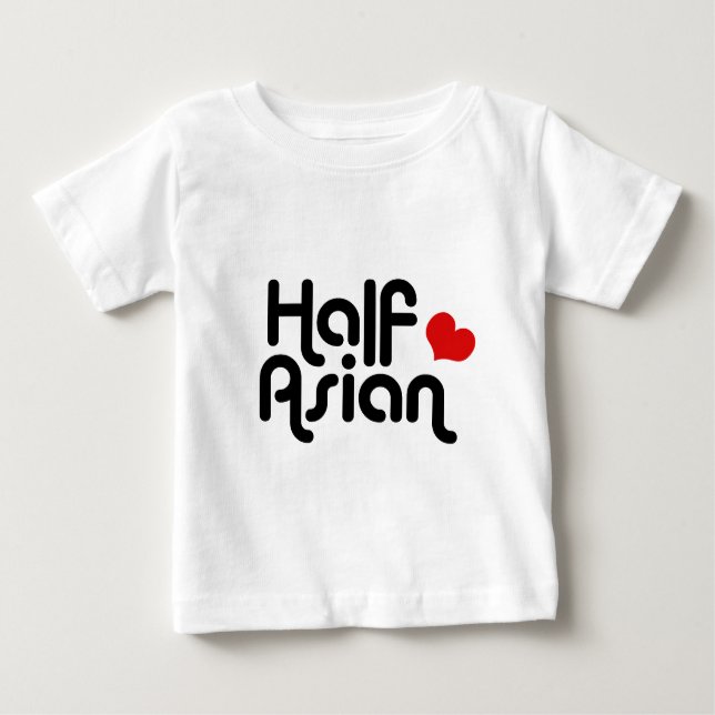 Halbasien Baby T-shirt (Vorderseite)