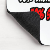 Halbbasketballtrainer...Halbflieger Mousepad (Ecke)