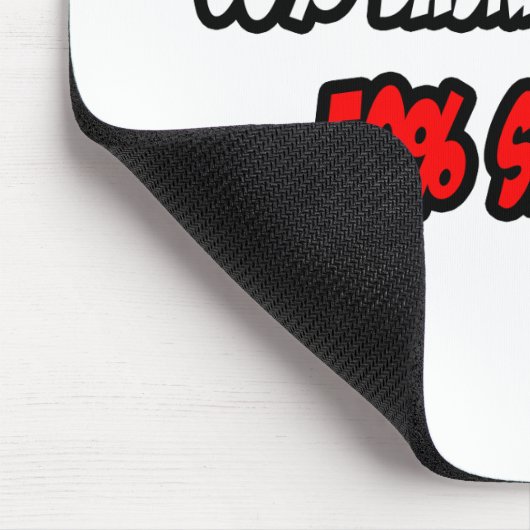 Halbbasketballtrainer...Halbflieger Mousepad (Ecke)