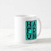 HalbBetrunkene, optimistische Aussichten Kaffeetasse (VorderseiteRechts)
