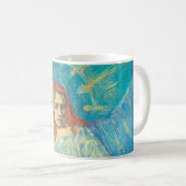 Halbbild eines Engels von Vincent van Gogh Kaffeetasse (VorderseiteRechts)