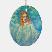 Halbbild eines Engels von Vincent van Gogh Keramikornament (Rechts)