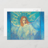 Halbbild eines Engels von Vincent van Gogh Postkarte (Vorne/Hinten)