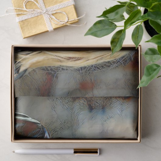 Halbbilderpapier für moderne Frauen Seidenpapier (Geschenk)