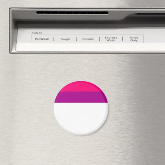 Halbbisexuelle Flagge Magnet (In Situ (Geschirrspüler))