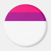 Halbbisexuelle Flagge Magnet (Vorne)