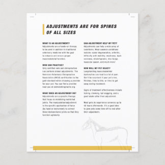 Halbblatt für Pferde Flyer