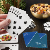 Halbblau Zwei Tones spielen Karten Spielkarten (In Situ)