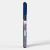 Halbblauer Kaleidoskop Art Design Case-Mate iPhone Hülle (Rückseite / Rechts)