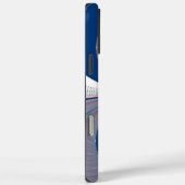 Halbblauer Kaleidoskop-Kunstdruck Case-Mate iPhone Hülle (Rückseite / Rechts)