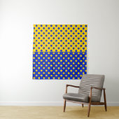 Halbblauer Polka Dots Design Wandteppich (Beispiel (Horizontal))