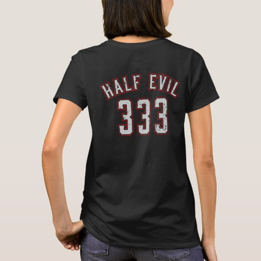 Halbböse 333 T-Shirt (Rückseite)