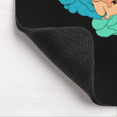 Halbbrain Science Mouse Pad Mousepad (Ecke)