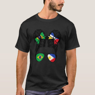 Halbbrasilianischer Halbphilippiner Mädchen Brasil T-Shirt