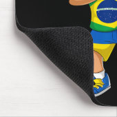 Halbbrasilianischer halbukrainischer Junge Kind Br Mousepad (Ecke)