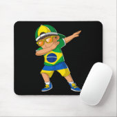 Halbbrasilianischer halbukrainischer Junge Kind Br Mousepad (Mit Mouse)