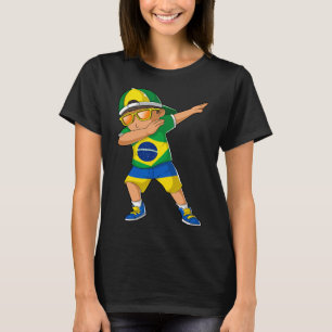 Halbbrasilianischer halbukrainischer Junge Kind Br T-Shirt