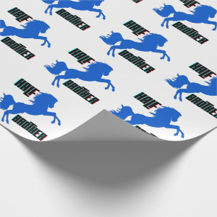 Halbbruder Pferdezucht Geschenkpapier