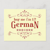 Halbdeutsch Postkarte (Vorderseite)