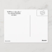 Halbdunkel-Alenglow. Postkarte (Rückseite)