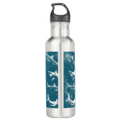 Halbdunkel Edelstahlflasche (Rückseite)